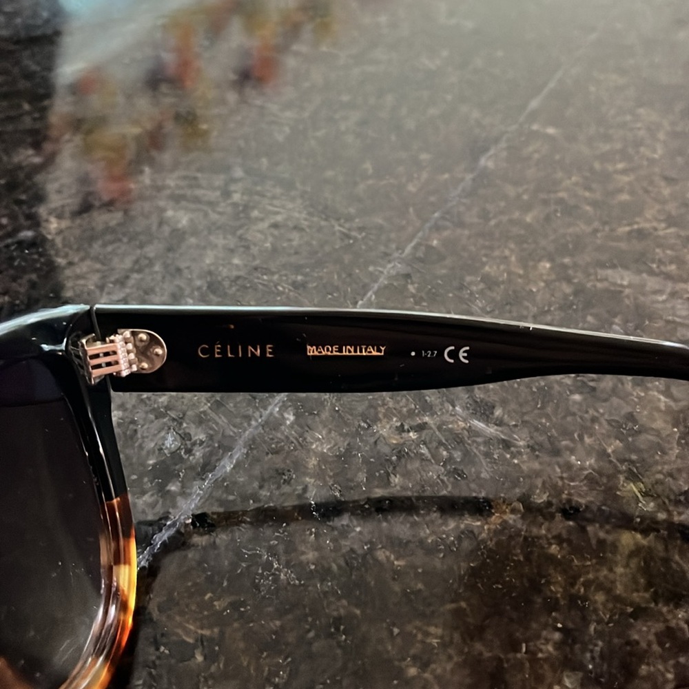 Celine Black and Tortoise Sunglasses - Picture 5 of 11
